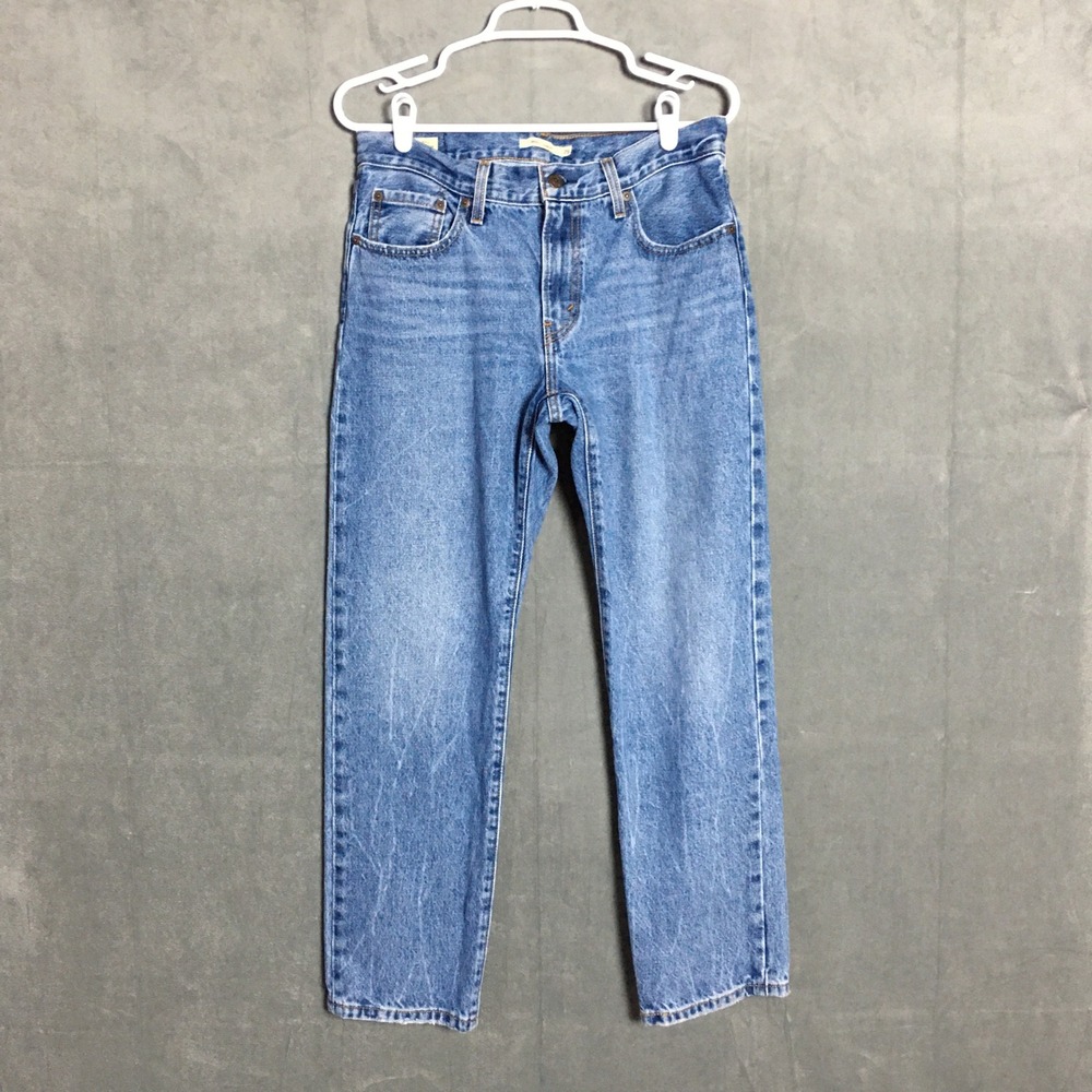 Levi's Premium Middy Straight Jeans Women's 29 Medium Wash Blue Denim Trendy